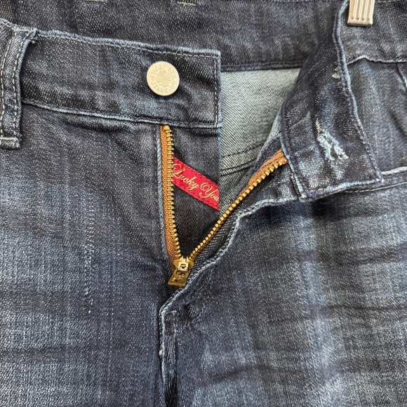 Lucky Brand Easy Rider Bootcut Jeans 2/26 Embroidered Pockets - Picture 4 of 8